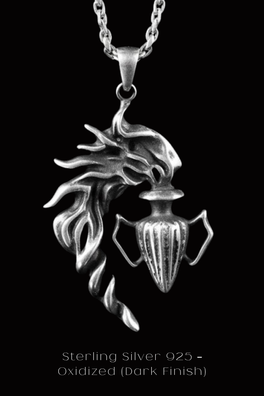 Aquarius Zodiac Necklace – Symbol of Creativity, Freedom & Originality | Meaningful Gift in Sterling Silver, Gold Plated, Bronze
