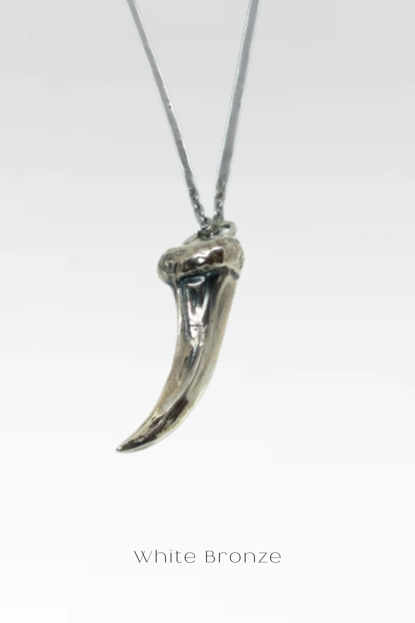 Wolf Claw Large Necklace – Handmade Pendant in Bronze, Sterling Silver, Copper & 24K Gold Plated | Symbol of Strength & Instinct