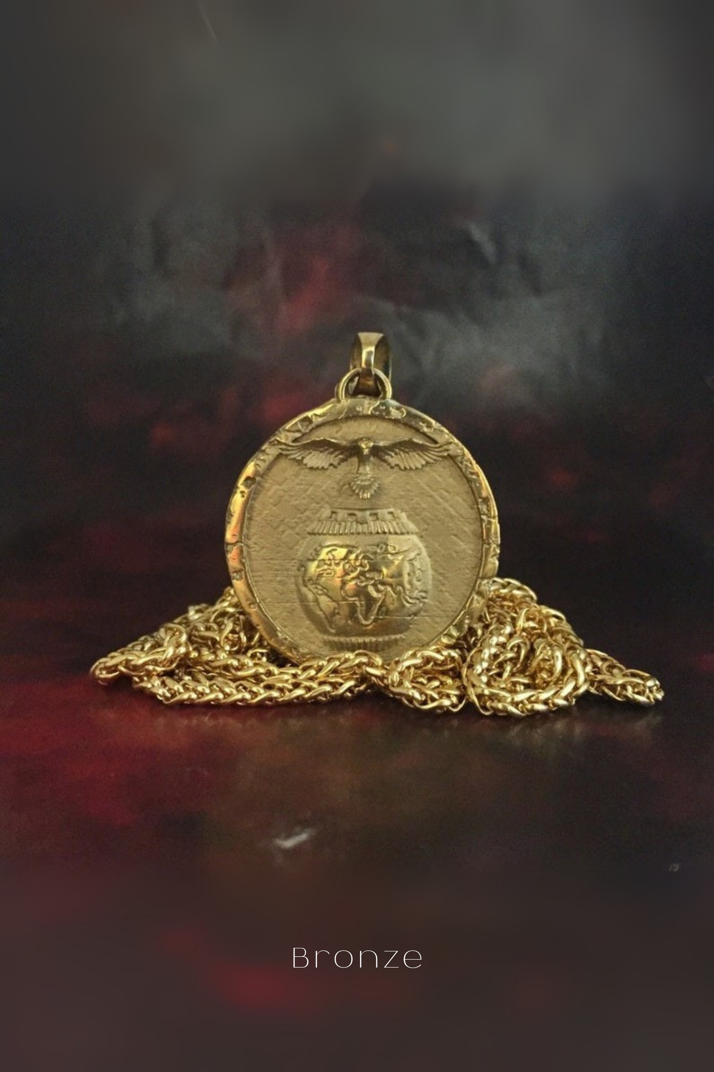 Collar en perspectiva, collar personalizable, bronce, plata esterlina, collar de oro de 24 km, colegio, empoderador