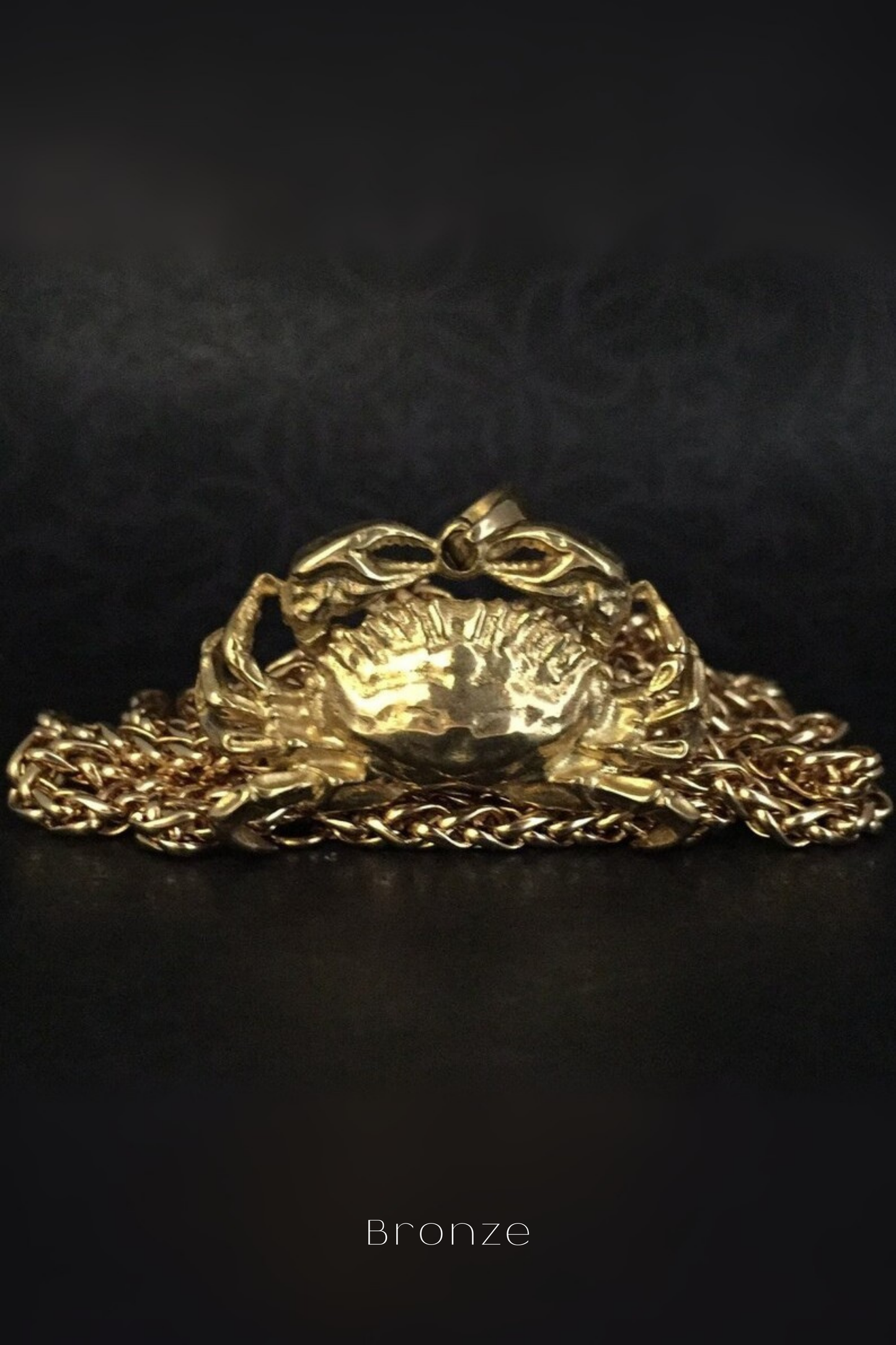 Collar del zodiaco Cáncer: joyería astrológica artesanal en oro de 24 quilates, plata de ley y bronce. 