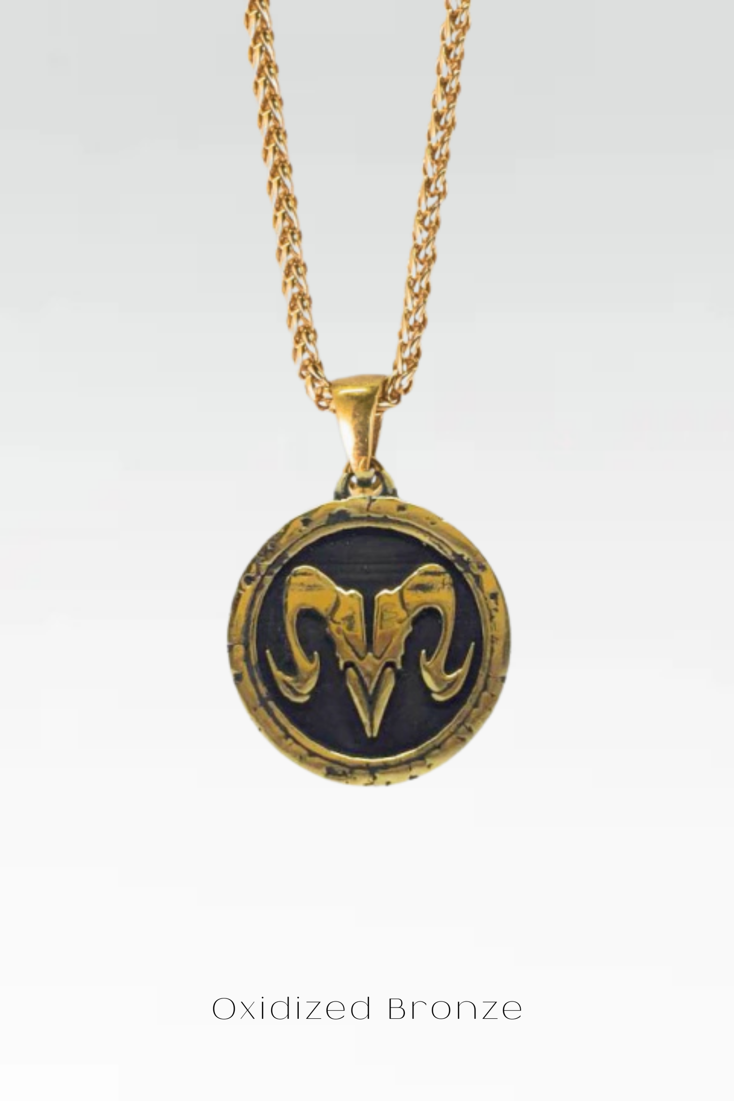 Collar de signo del zodiaco Aries, collar personalizable, bronce, plata esterlina, collar de horóscopo de oro de 24k