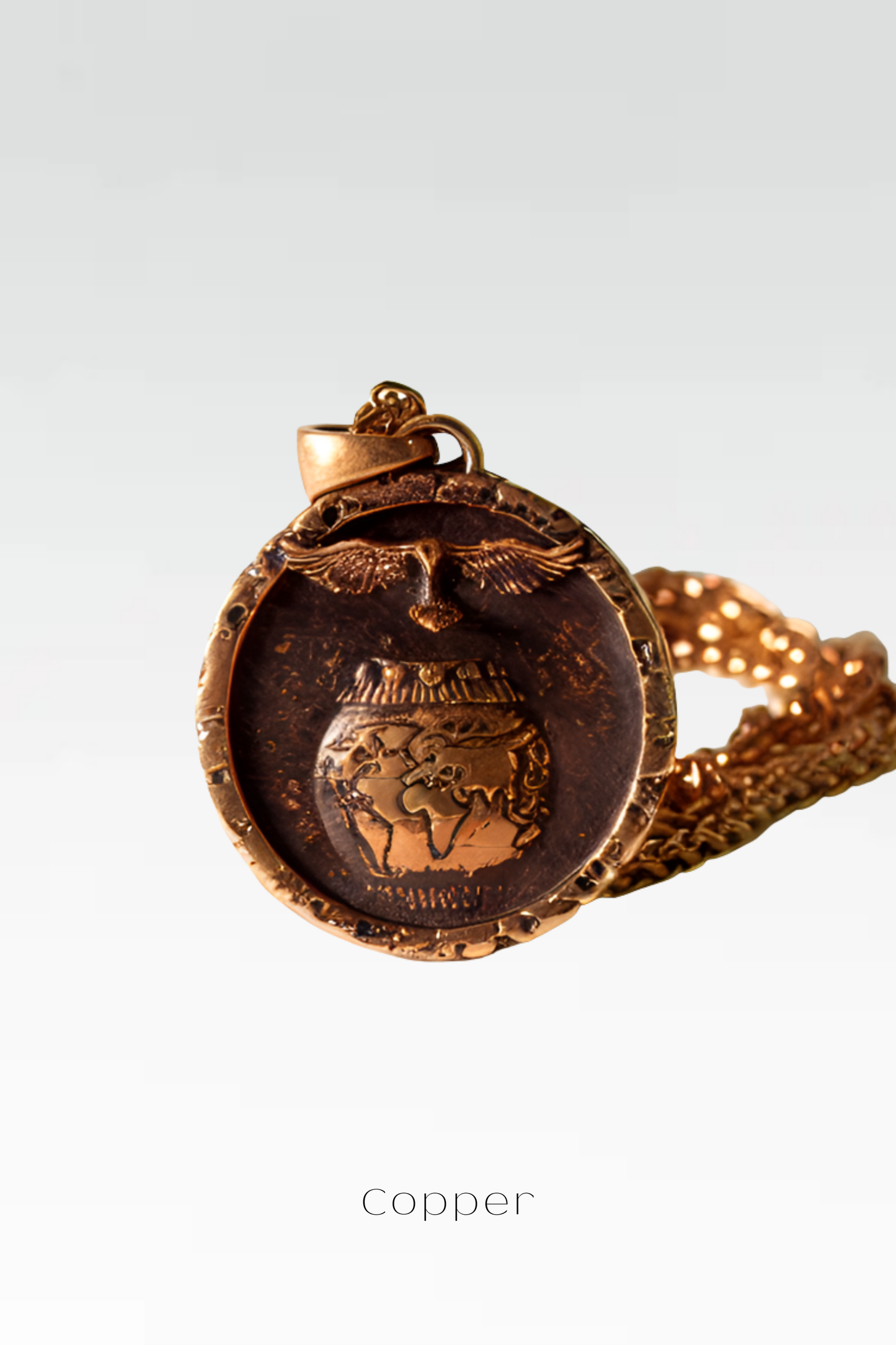 Collar en perspectiva, collar personalizable, bronce, plata esterlina, collar de oro de 24 km, colegio, empoderador