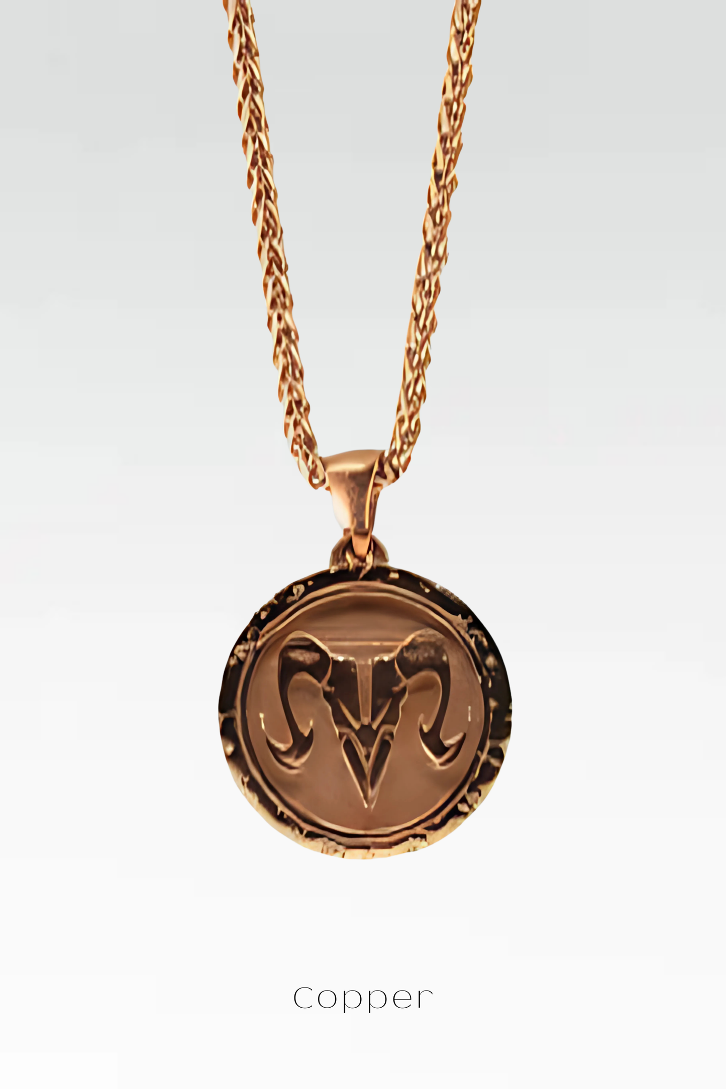Collar de signo del zodiaco Aries, collar personalizable, bronce, plata esterlina, collar de horóscopo de oro de 24k
