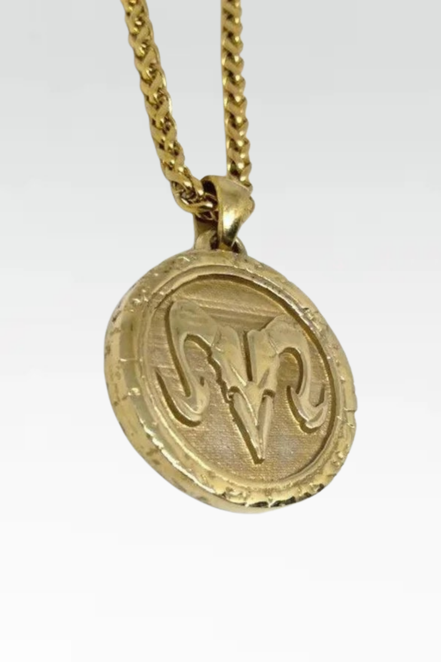 Collar de signo del zodiaco Aries, collar personalizable, bronce, plata esterlina, collar de horóscopo de oro de 24k
