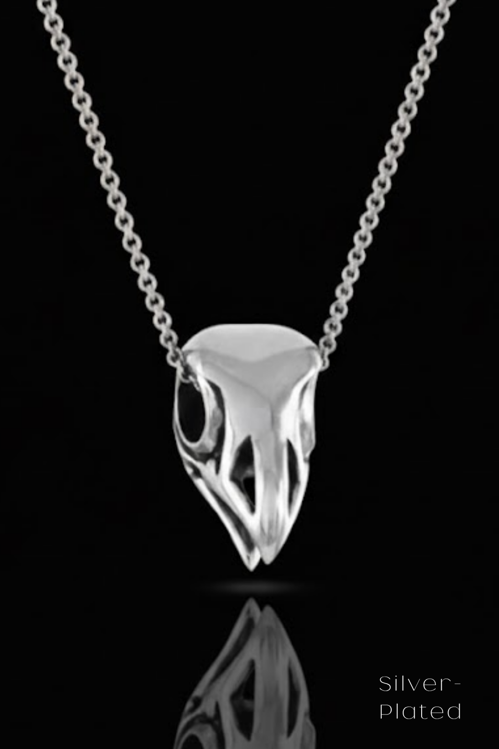 Eagle Skull Necklace – Bronze & Silver-Plated Finish | Limited Edition