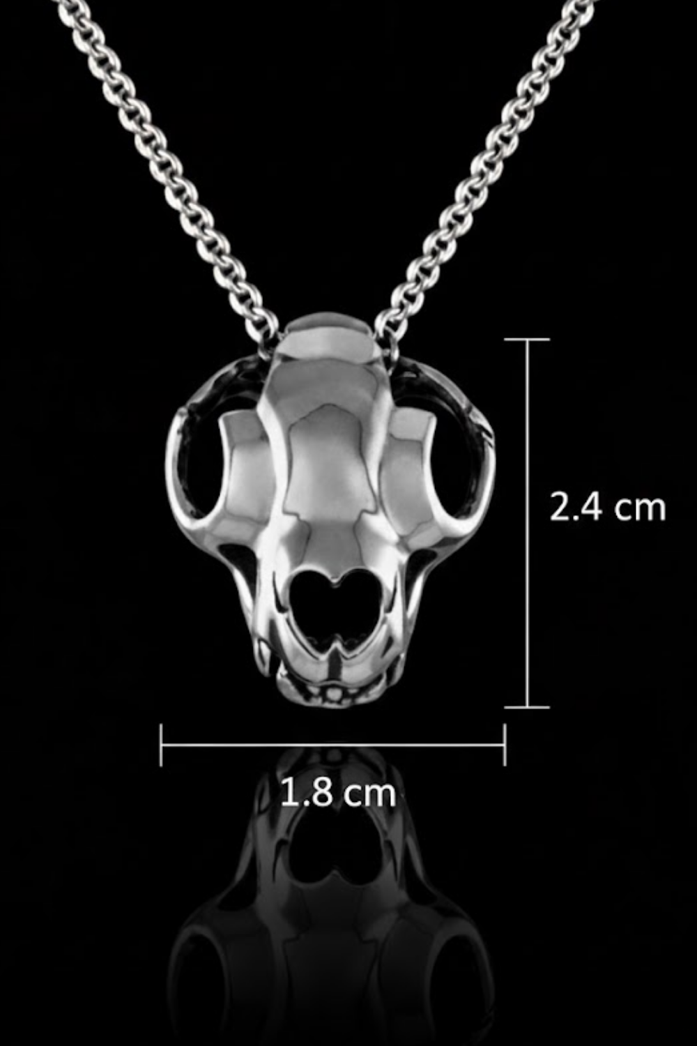 Tiger Skull Necklace –  Bronze & Silver-Plated Finish | Limited Edition