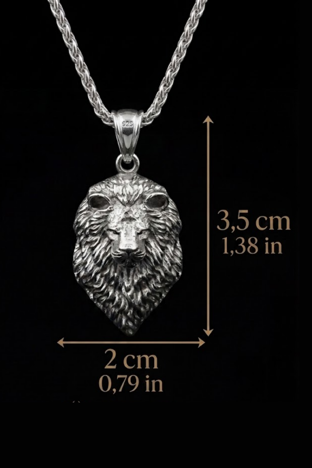 Leo Zodiac Pendant Necklace | Symbolizing Strength & Courage | Handmade in 925 Sterling Silver, 24k Gold Plated, Copper, Bronze
