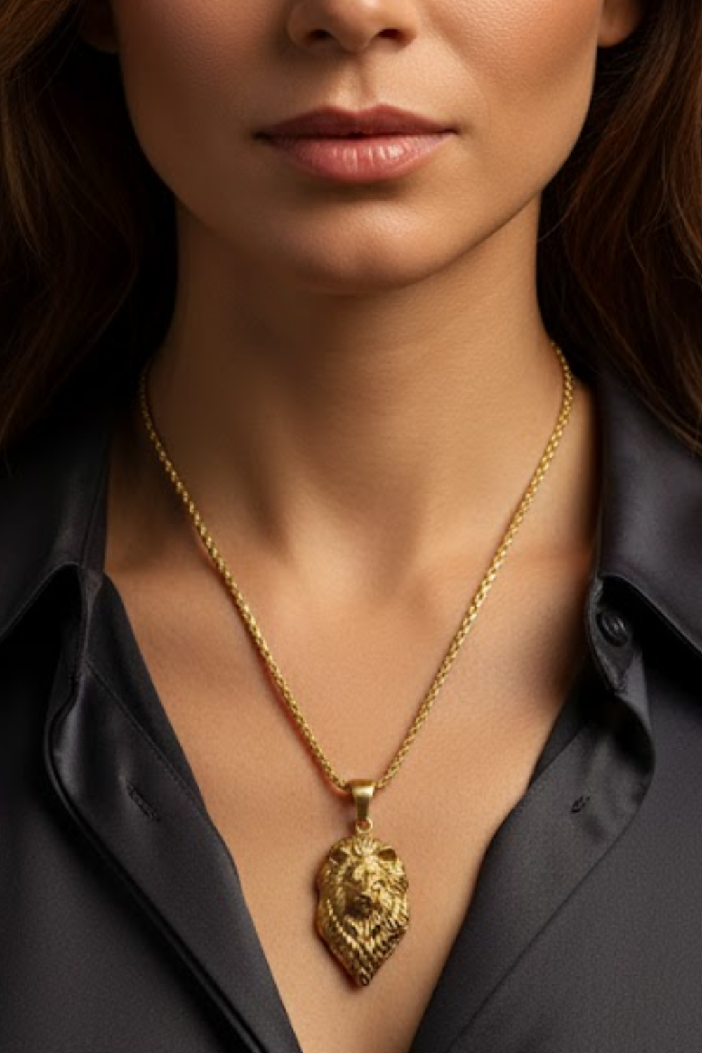 Leo Zodiac Pendant Necklace | Symbolizing Strength & Courage | Handmade in 925 Sterling Silver, 24k Gold Plated, Copper, Bronze