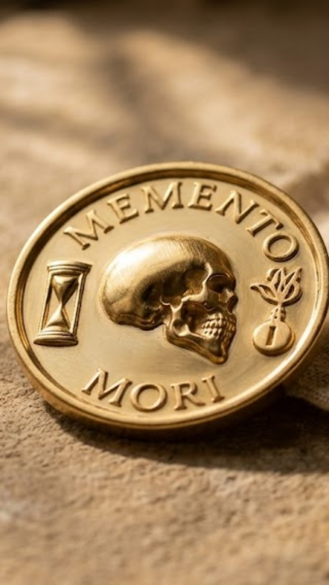 Memento Mori Coin Set | Memento Mori & 4 Virtues Coin | Handmade in 925 Sterling Silver & Bronze (Copy)