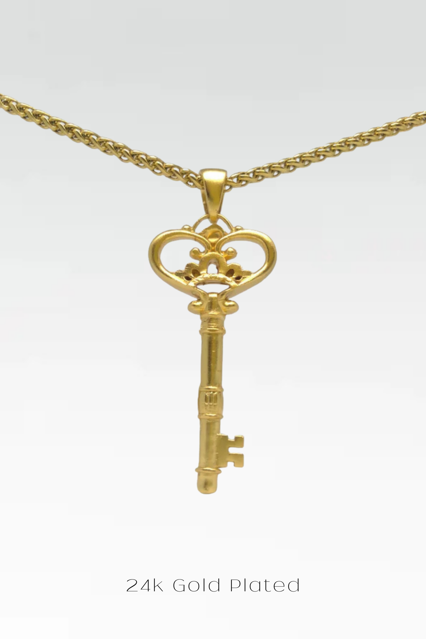 Collar con Llave – Colgante Simbólico Hecho a Mano en Bronce, Plata de Ley, Cobre y Baño de Oro de 24K | Joyería de Nuevos Comienzos, Regalo Unisex 