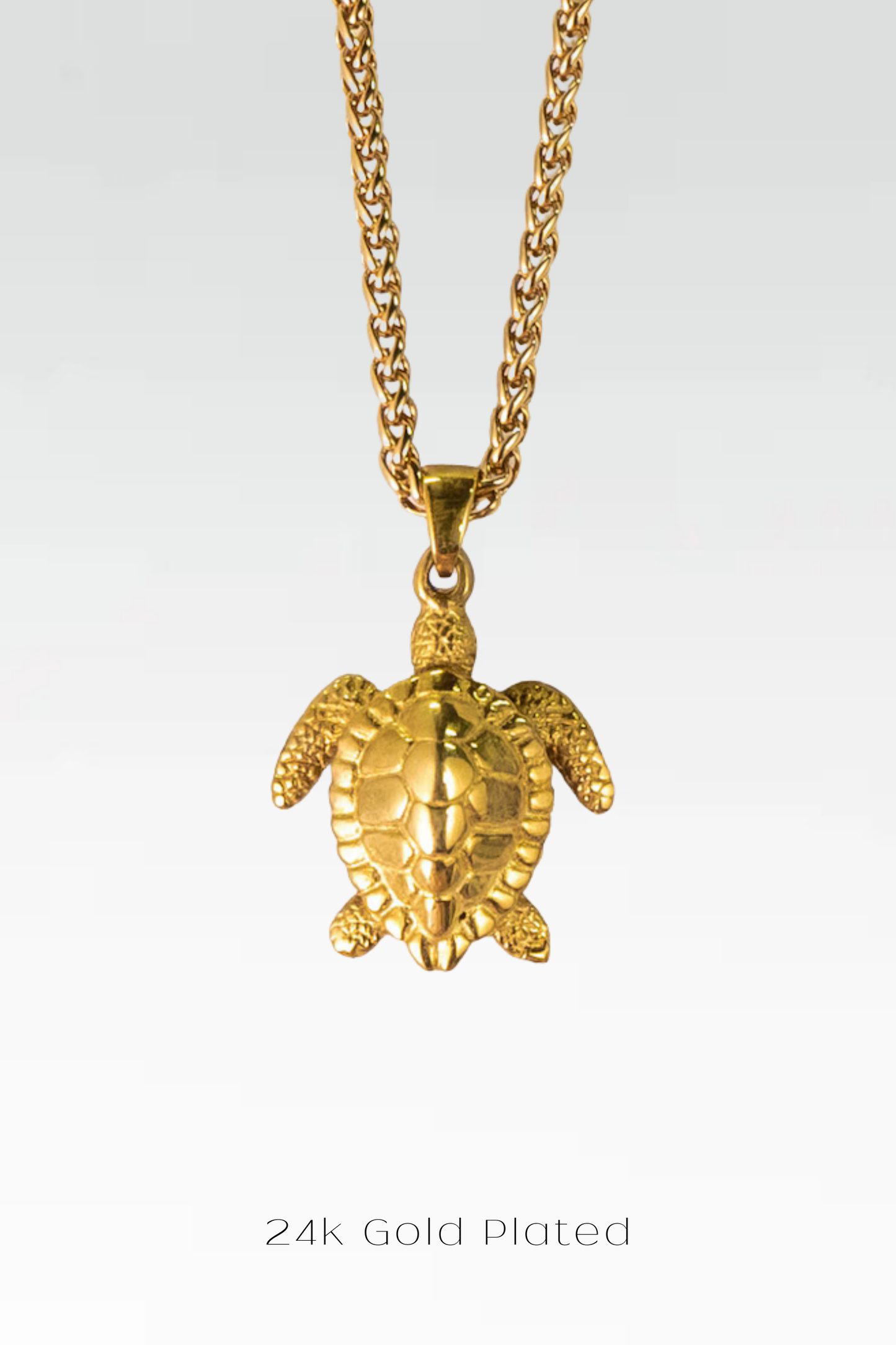 Collar de Tortuga – Colgante artesanal en oro de 24 quilates, bronce, plata de ley y cobre | Joyería unisex simbólica, regalo de longevidad