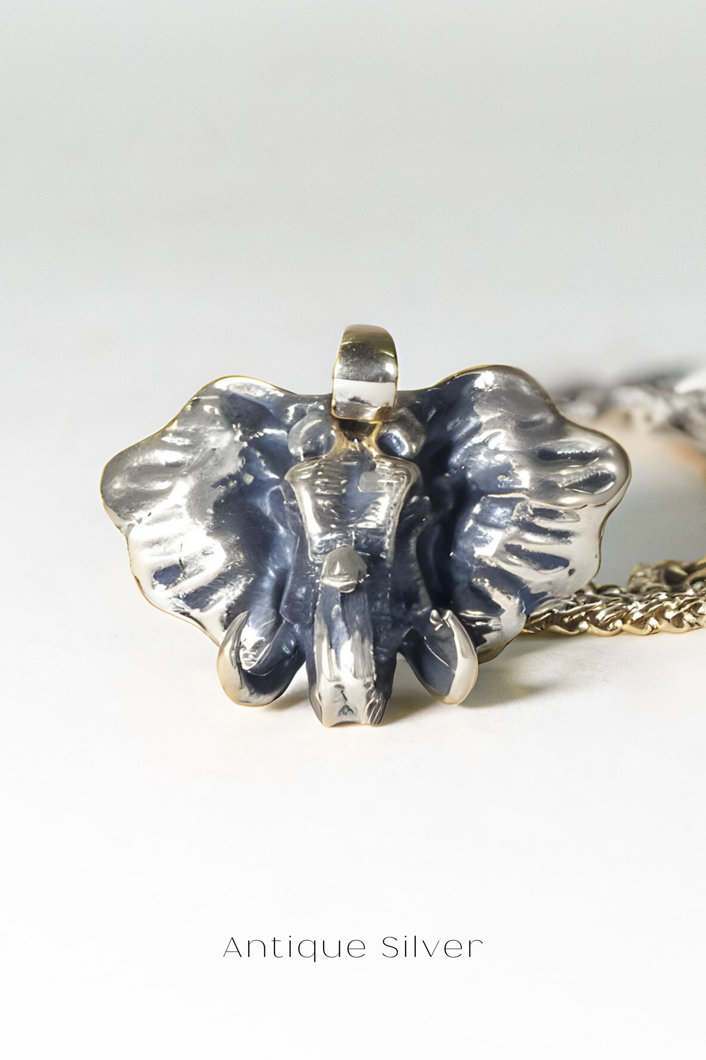 Collar de Ganesha – Colgante hindú en bronce, plata o baño de oro de 24 quilates