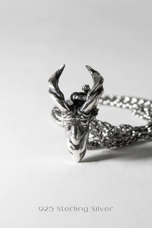 Joyería del zodiaco Capricornio: collar hecho a mano de bronce, plata y chapado en oro de 24 quilates 