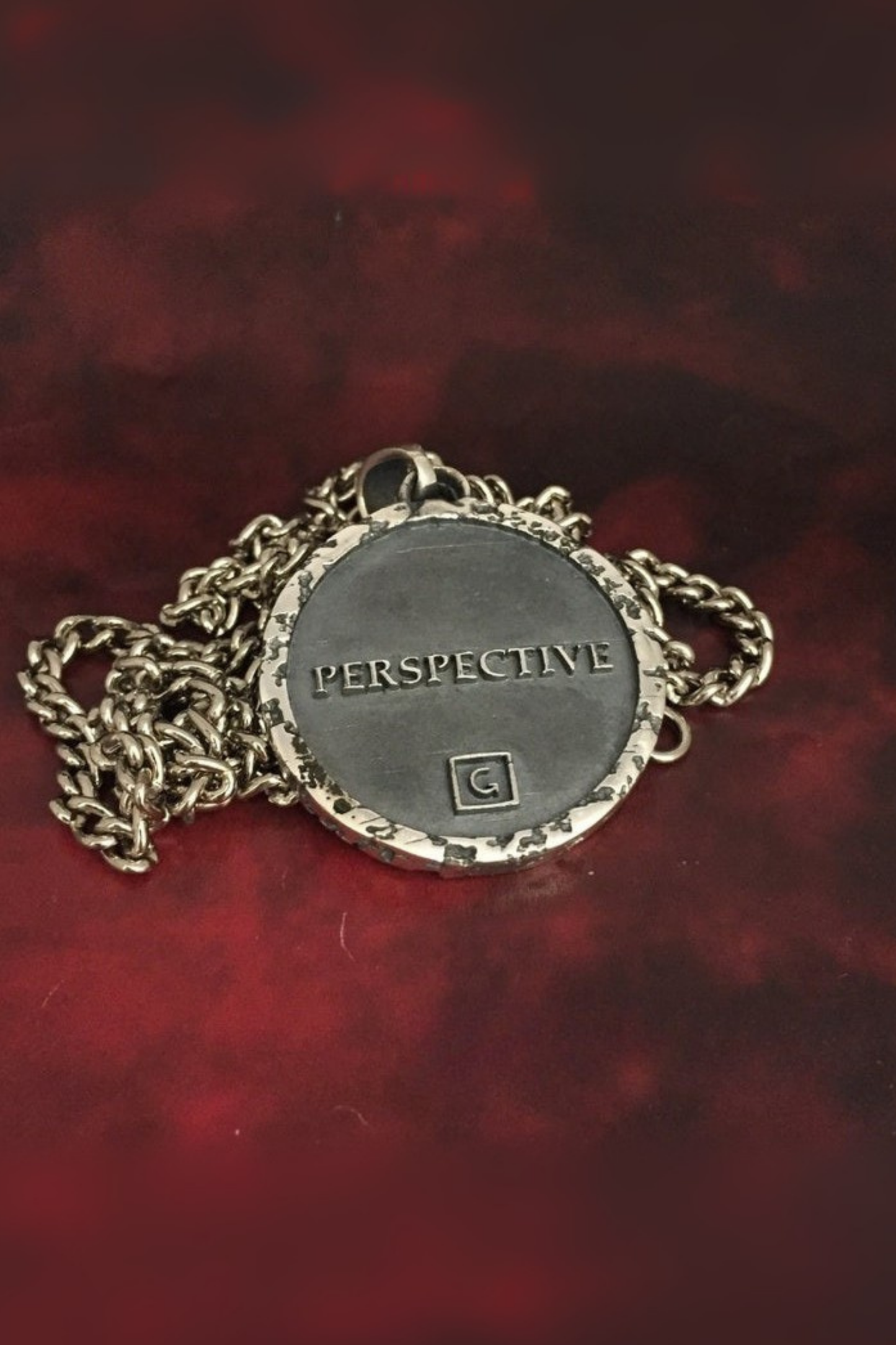 Collar en perspectiva, collar personalizable, bronce, plata esterlina, collar de oro de 24 km, colegio, empoderador