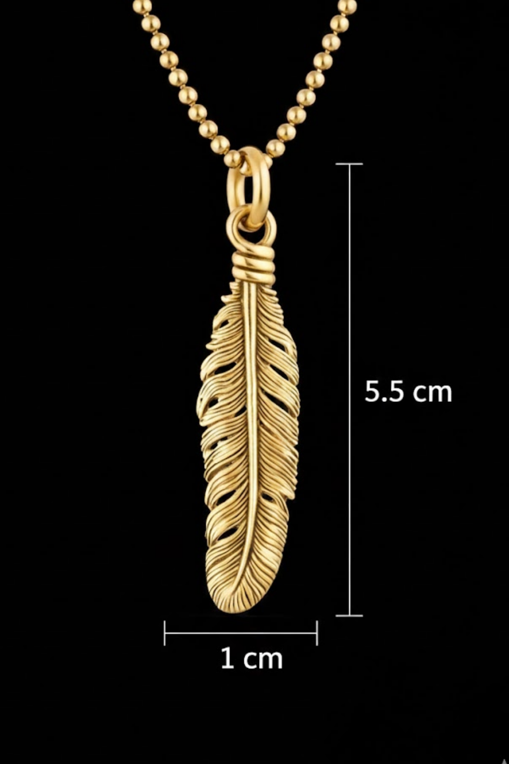 Collar de plumas – Acabado en bronce y plateado | Edición limitada