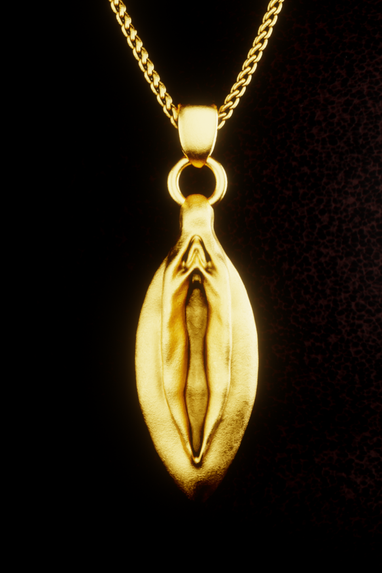 Yoni Necklace – Symbol of Divine Feminine Energy in 18K Gold
