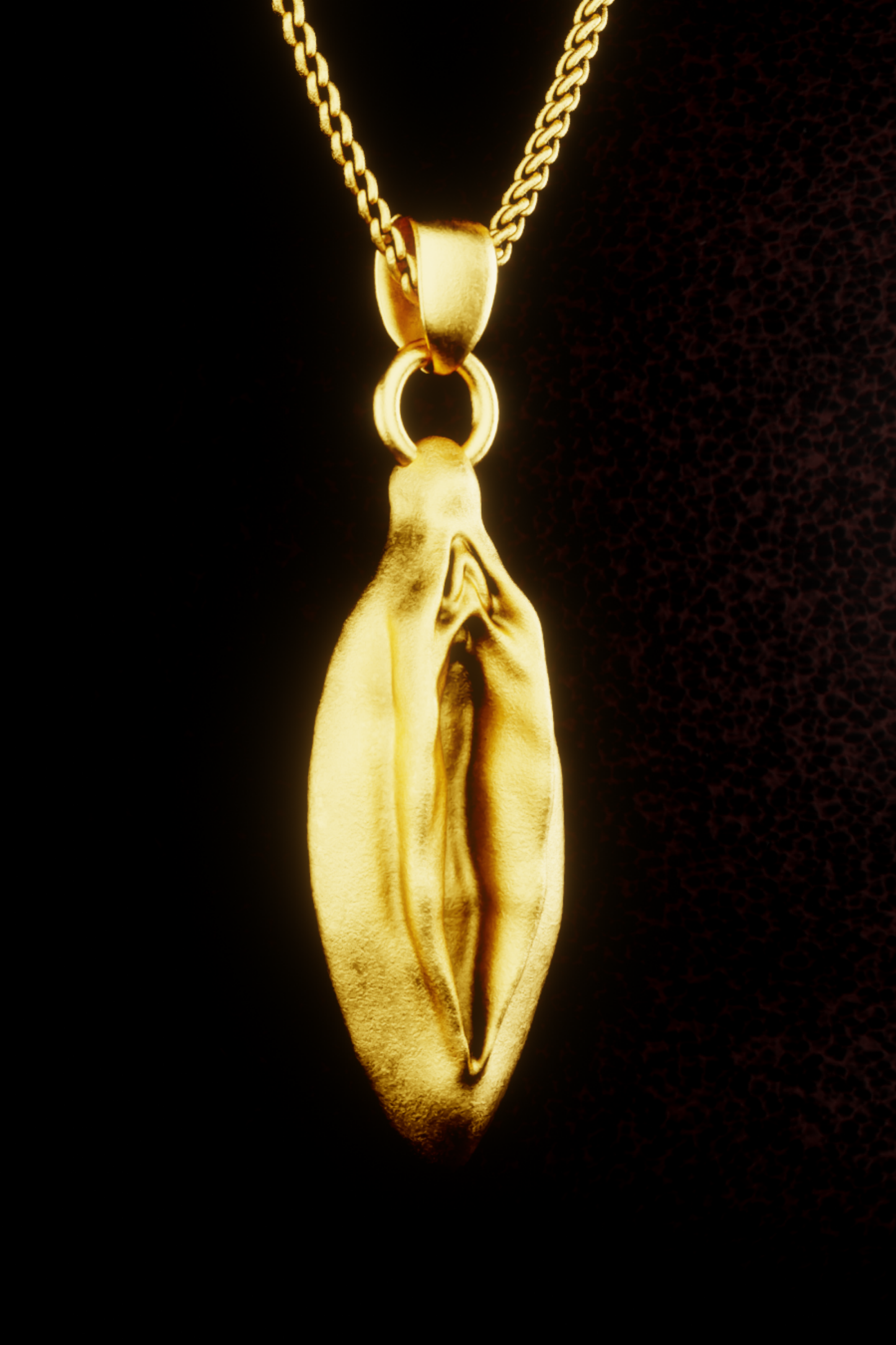 Yoni Necklace – Symbol of Divine Feminine Energy in 18K Gold