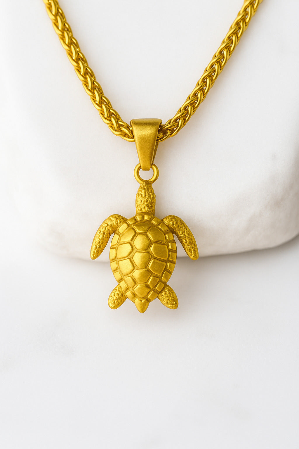 Turtle Necklace – Symbol of Wisdom, Longevity & Protection | 18K Gold