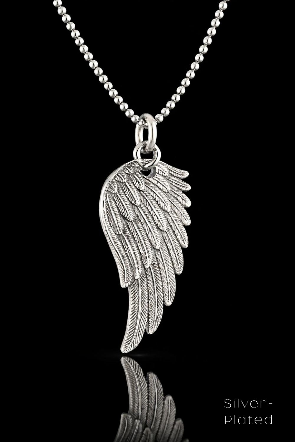 Collar Ala de Ángel – Acabado Bronce y Baño de Plata | Edición Limitada