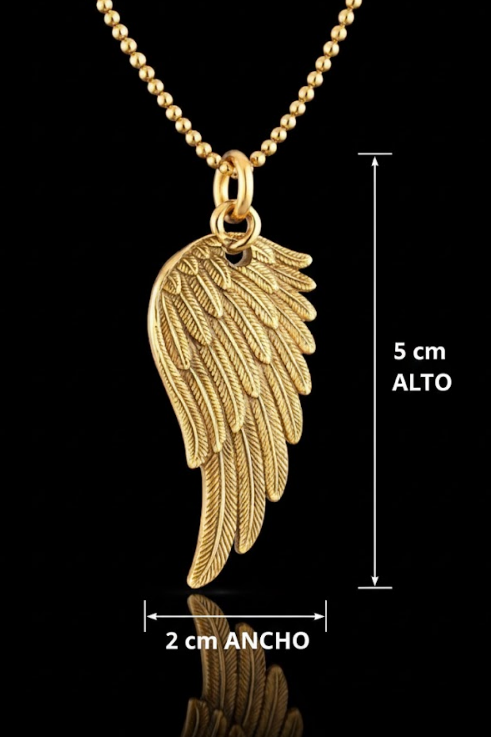 Collar Ala de Ángel – Acabado Bronce y Baño de Plata | Edición Limitada