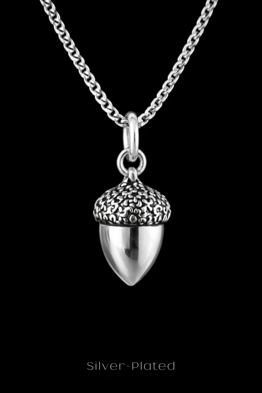 Collar de bellota – Acabado en bronce y baño de plata | Edición limitada