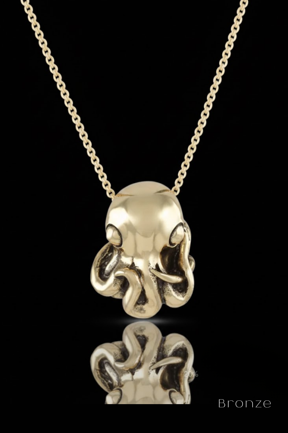 Collar de pulpo - Acabado en bronce y plateado | Edición limitada