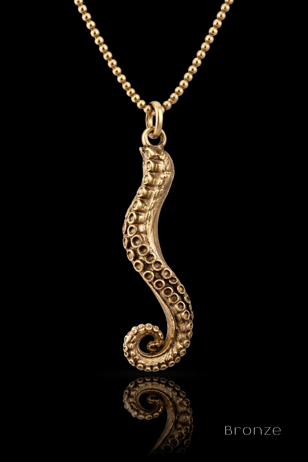 Collar de Tentáculo – Acabado Bronce y Baño de Plata | Edición Limitada