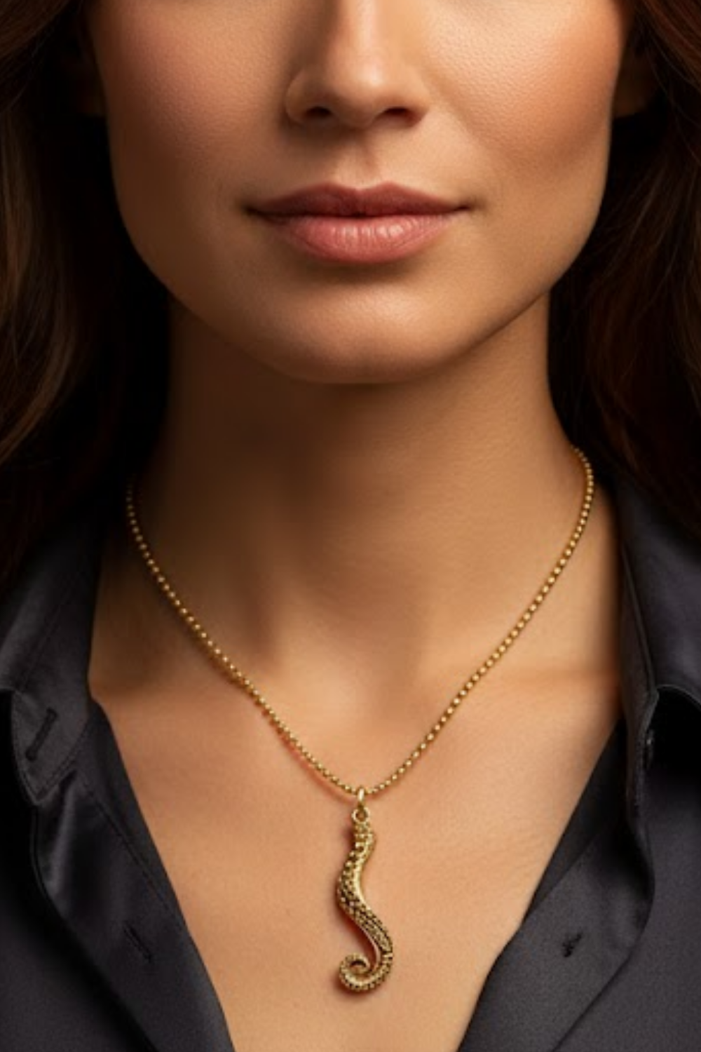 Collar de Tentáculo – Acabado Bronce y Baño de Plata | Edición Limitada