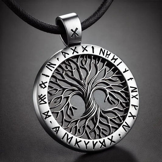 Collar vikingo del árbol de la vida - Roots of Legacy, hecho a mano